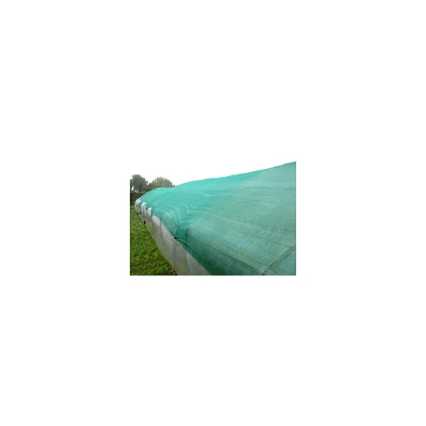 Plasa de umbrire, HDPE, 80 g/mp, grad de umbrire 80%, verde, 10x1.8 m 