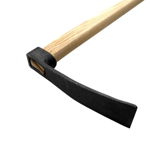 Sapa forjata munte, plata, cu coada lemn, 750 g, 24x7 cm, 120 cm 