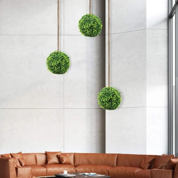 Planta artificiala, arbust, forma sferica, buxus, diametru 39 cm