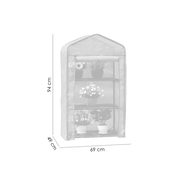 Sera de gradina, 69x49x128 cm, Strend Pro