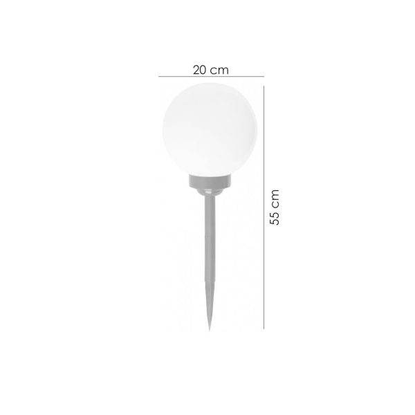 Lampa solara pentru gradina, LED, 20x55 cm, Birdun 