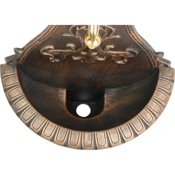 Chiuveta de gradina 37x18.5x66.5 cm, aluminiu, efect cupru, Strend Pro