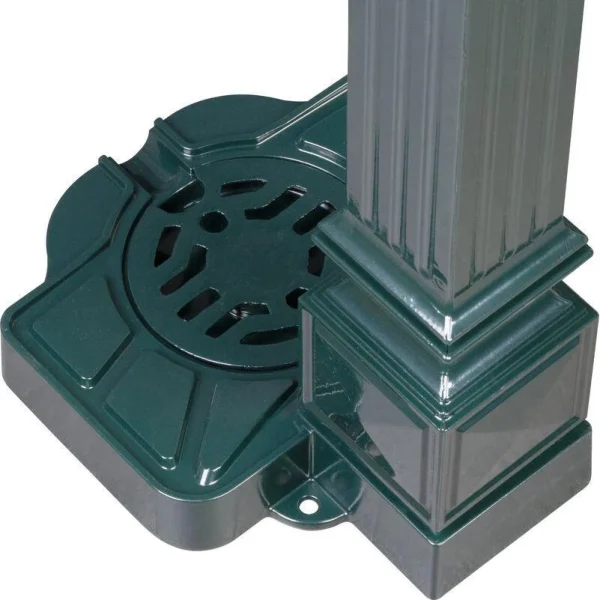 Masca robinet de gradina, verde, aluminiu, 33x29x82 cm, Strend Pro