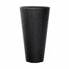 Ghiveci decorativ de flori, Prosperplast, Matuba Slim, rotund, inalt, 55 cm, antracit