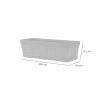 Jardiniera Woodeff, PP natural 46x14x17 cm