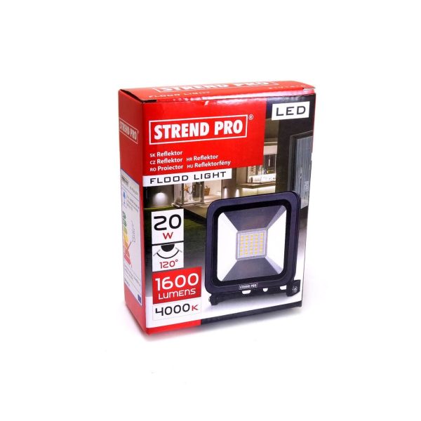 Proiector lucru, LED, 20 W, 1600 lm, IP65, Strend Pro