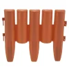 Palisada/bordura pentru gradina, maro teracota 27x24 cm, 2.16 m, set 8 buc