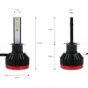 Becuri auto LED BF Series AMiO compatibil H1, destinat competitiilor auto sau off-road