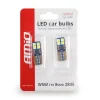 Set becuri auto cu LED CANBUS compatibil T10e W5W 8 SMD Alb 12/24V, destinat competitiilor auto sau off-road