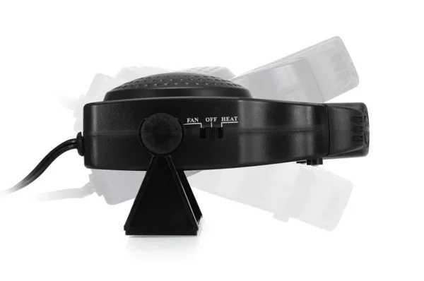 Aeroterma Auto 2in1, Ventilate, Incalzire Rapida si Dezghetare Geamuri, 12V, Putere 150W, cu mufa de bricheta