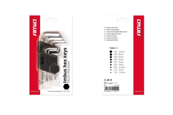 Set 9 chei imbus