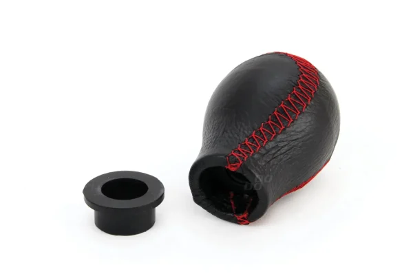 Nuca schimbator de viteza din piele cu cusatura rosie