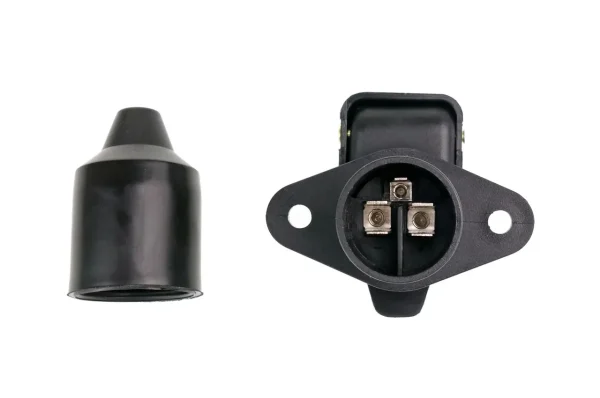 Priza remorca din plastic cu 3 pini