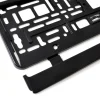 Suport numar inmatriculare negru 52.3 x 11cm