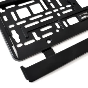 Suport numar inmatriculare negru 52.3 x 11cm