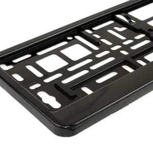 Suport numar inmatriculare negru lucios