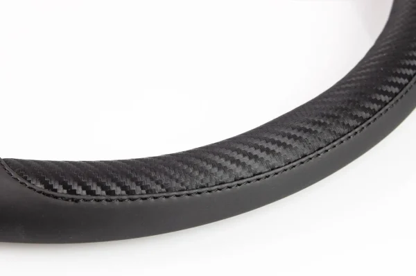 Husa volan negru + carbon SWC-17-M (37-39cm)