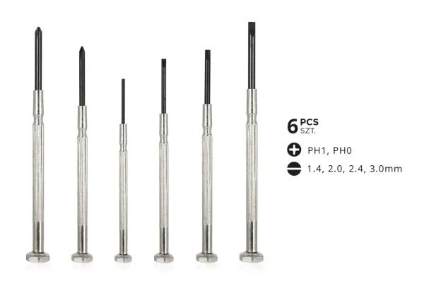 Set surubelnite de precizie 6 buc