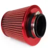Filtru de aer conic rosu cu 3 adaptoare