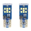 Set becuri auto cu LED CANBUS UltraBright compatibil T10 W5W 21 SMD Alb 12V/24V, destinat competitiilor auto sau off-road