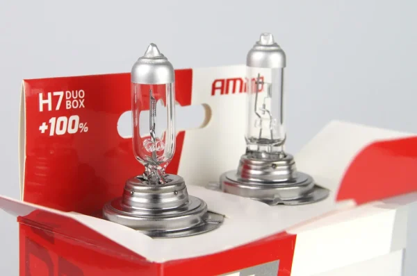 Set becuri cu halogen H7 12V 55W LumiTec SILVER + 100% DUO BOX