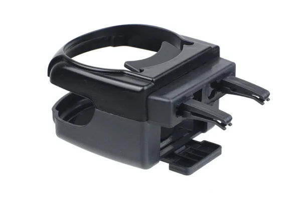 Suport auto universal pentru pahare, montaj in grila de ventilatie, culoare neagra, DH-03