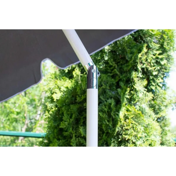 Umbrela balcon/terasa, Jumi, cu manivela, antracit, 220x130x240 cm