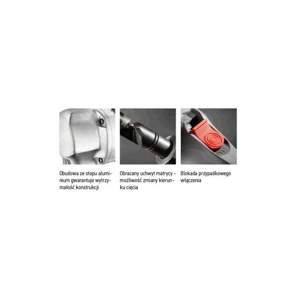 Foarfeca electrica pentru tabla, 500 W, Graphite