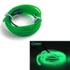 Fir Neon Auto "EL Wire" culoare Verde, lungime 1M, alimentare 12V, droser inclus