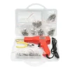 Aparat tip pistol de lipit/sudat plastic, cu trusa, capse si cleste, 50 W, Breckner Germany
