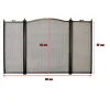 Panou protectie semineu, 60x95 cm, Antique