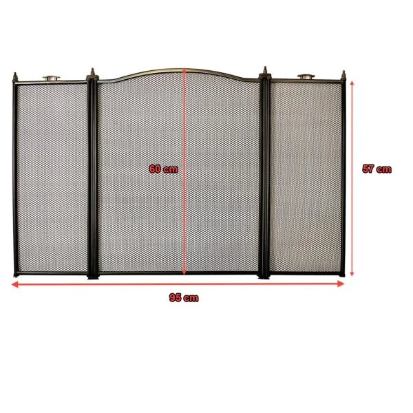 Panou protectie semineu, 60x95 cm, Antique