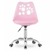 Scaun de birou, Artool, Print, rotativ, PP, roz, 50x57x93.5 cm
