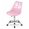 Scaun de birou, Artool, Print, rotativ, PP, roz, 50x57x93.5 cm