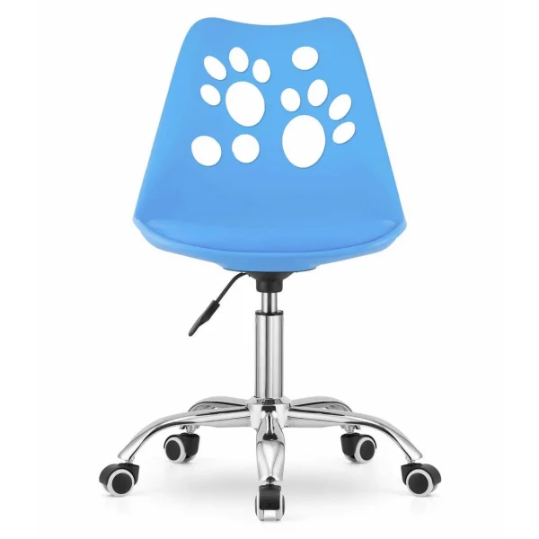 Scaun de birou, Artool, Print, rotativ, PP, albastru, 50x57x93.5 cm