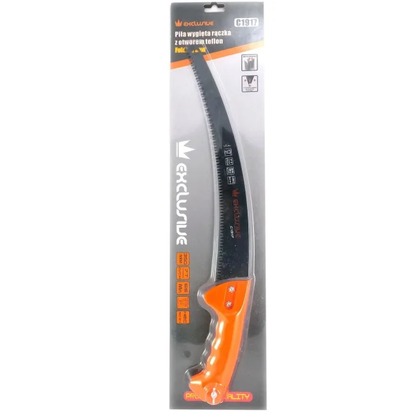 Fierastrau taiat crengi 350mm teflonat cu gaura pentru maner prelungitor, Richmann Exclusive