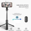 Set 3in1, Selfie Stick cu Lampa LED si Trepied, conectare Bluetooth, alimentare USB