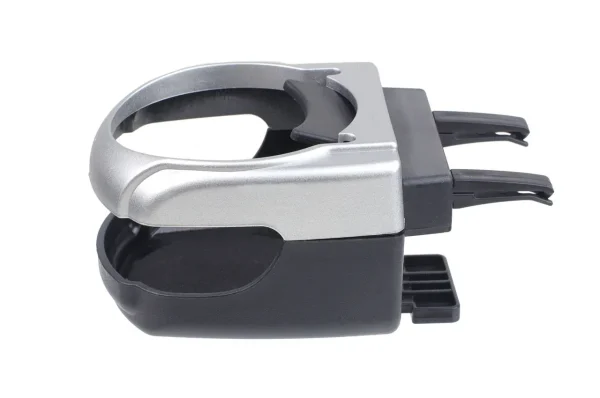 Suport auto universal pentru pahare, montaj in grila de ventilatie, culoare argintiu, DH-04