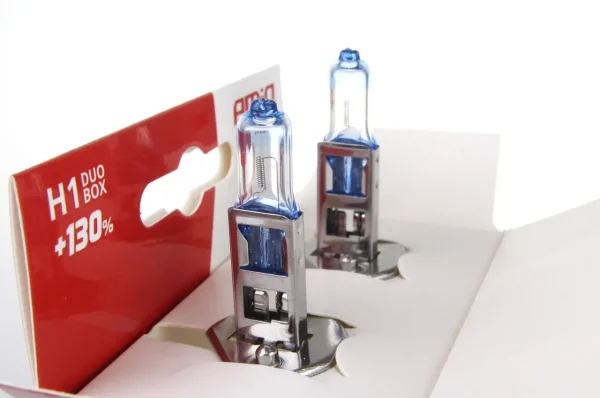 Set becuri cu halogen H1 12V 55W LumiTec LIMITED + 130% DUO BOX