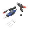 Dispozitiv pentru ascutit lantul de drujba, Autospeed, electric, portabil, cu accesorii, 12 V, 55 W, 25000 rpm
