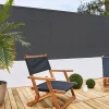 Paravan pentru balcon, terasa, gard PVC, gri, 1300 g/m2, UV, 3x1.5 m