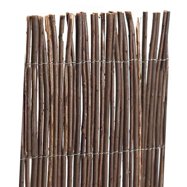 Gard gradina/paravan din rachita naturala, 5x2 m