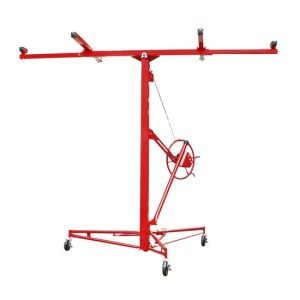 Dispozitiv/macara pentru ridicat placi rigips carton