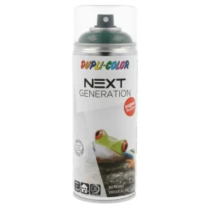 Vopsea spray decorativa DUPLI-COLOR Next, RAL 6005 verde frunza lucios, 400ml