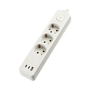 Prelungitor electric 3 prize, 2xUSB C, 1xUSB A, 1.5 m, intrerupator, Gelux