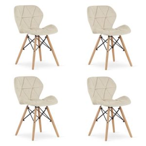 Set 4 scaune stil scandinav