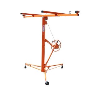 Dispozitiv/macara pentru ridicat placi rigips carton