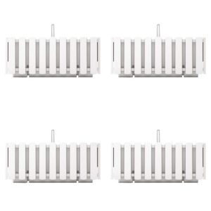 Set 4 jardiniere decorative cu suport metalic