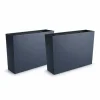Set 2 jardiniere decorative, antracit, 58x18x49.8 cm, Urbi Case