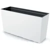 Jardiniera decorativa, alb, 77x23.5x40.6 cm, 27 L, Urbi Case M